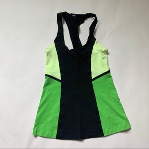 Lululemon Neon Colorblock Tank Top